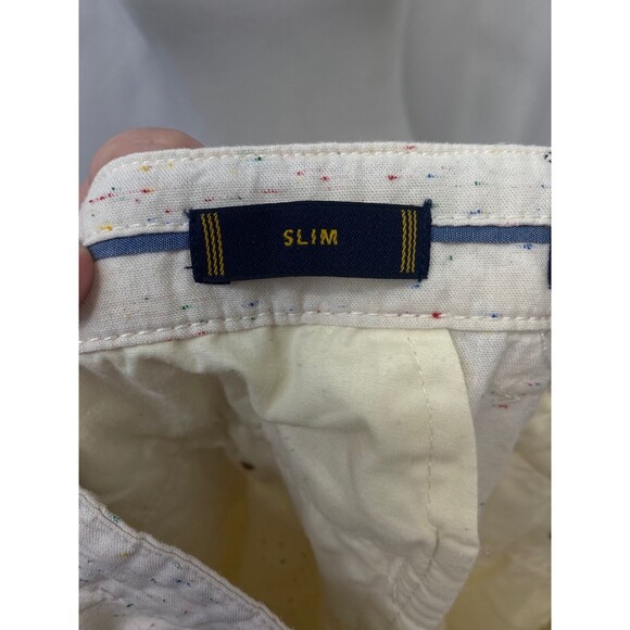 Shipmen Supply Co. Men’s Shorts White Multicolor Speckle Slim Size 32 - Picture 6 of 7